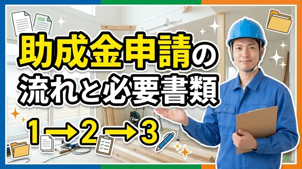 助成金申請の流れと必要書類
