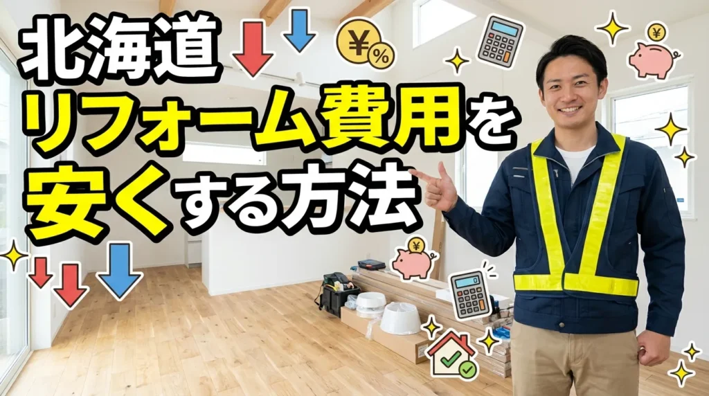 北海道でリフォーム費用を最大限抑える方法