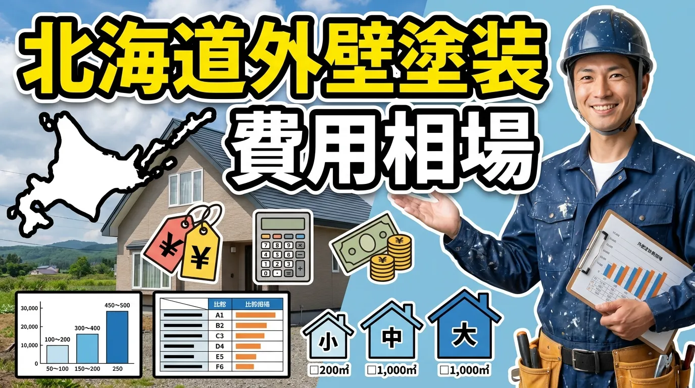 北海道の外壁塗装の費用相場