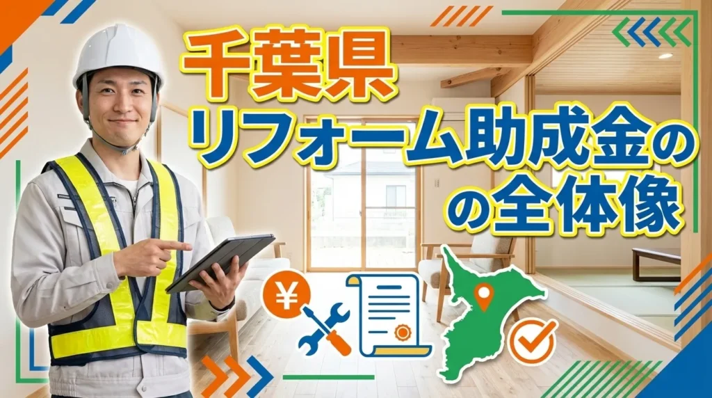 千葉県で利用できるリフォーム助成金の全体像