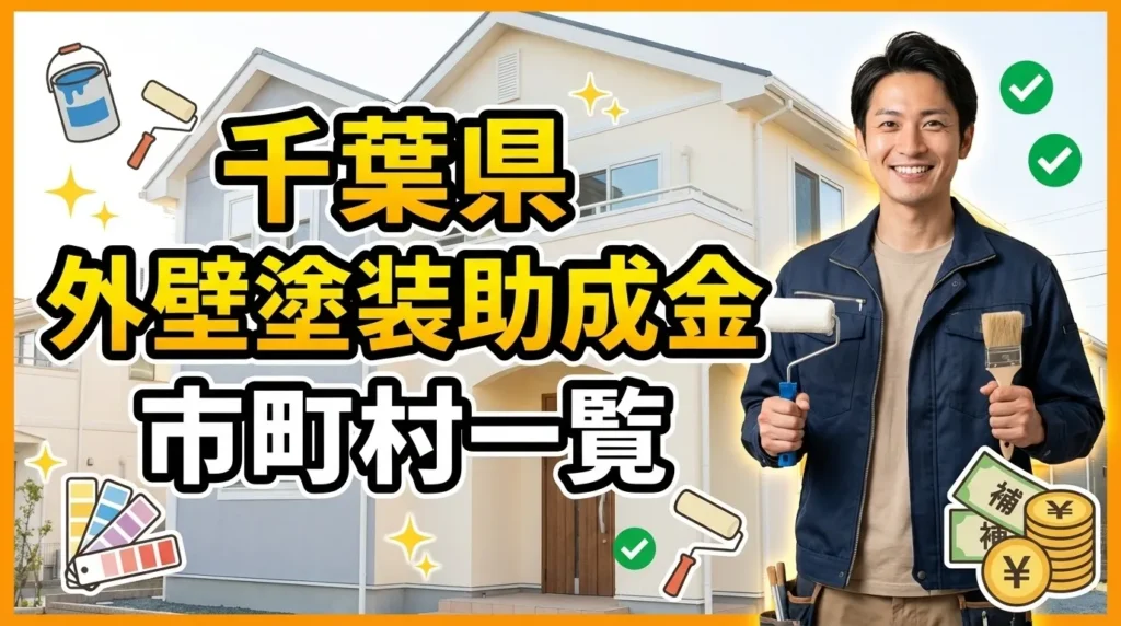 千葉県で外壁塗装の助成金が使える市町村完全一覧【2025年版】