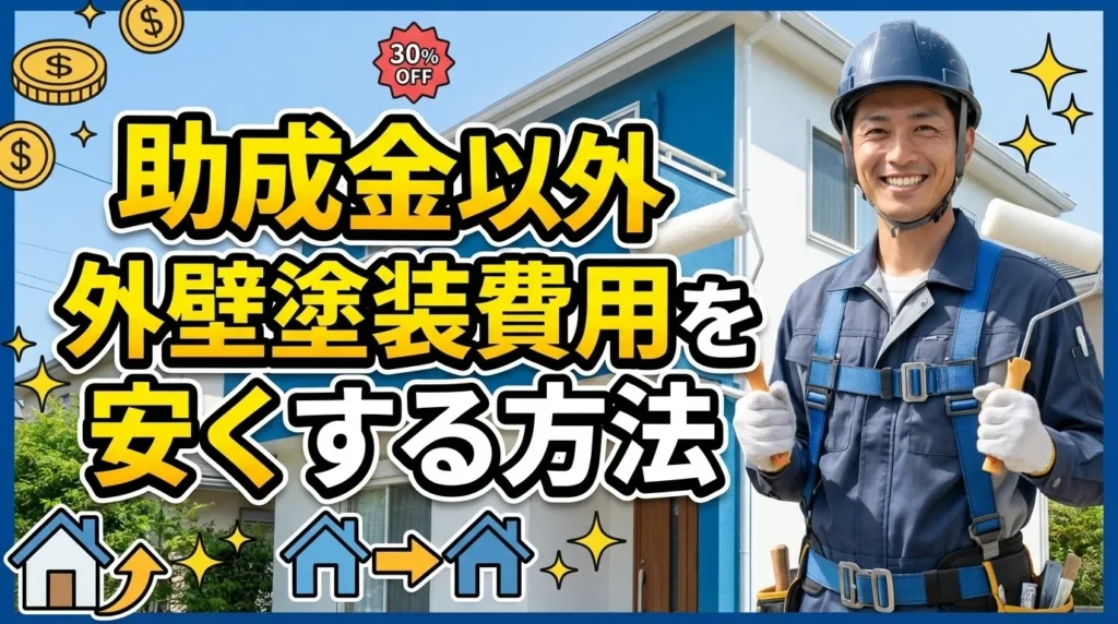 千葉県で外壁塗装の費用を助成金以外で抑える方法
