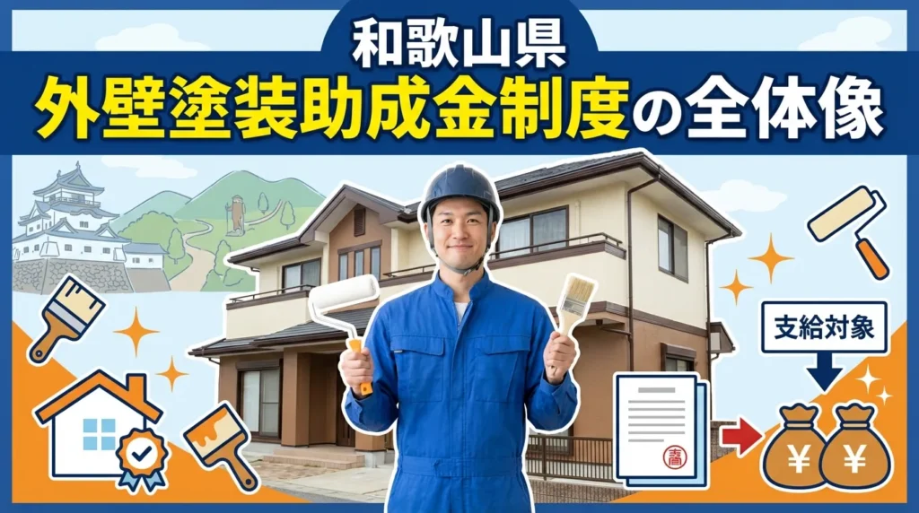 和歌山県の外壁塗装助成金制度の全体像