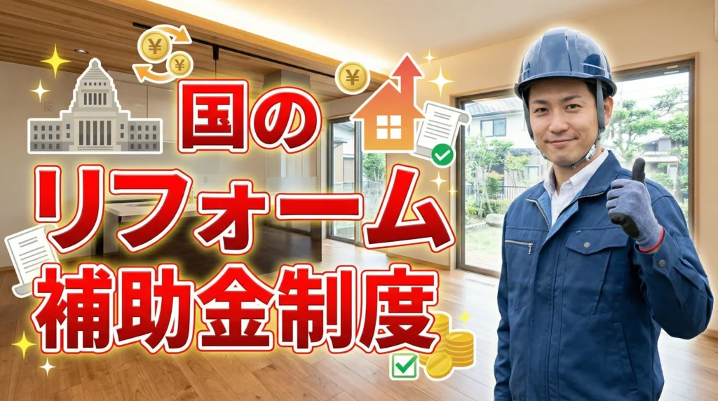 国の全国共通リフォーム補助金制度