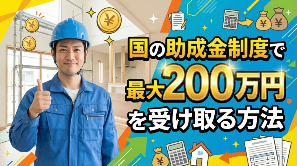 国の助成金制度で最大200万円を受け取る方法