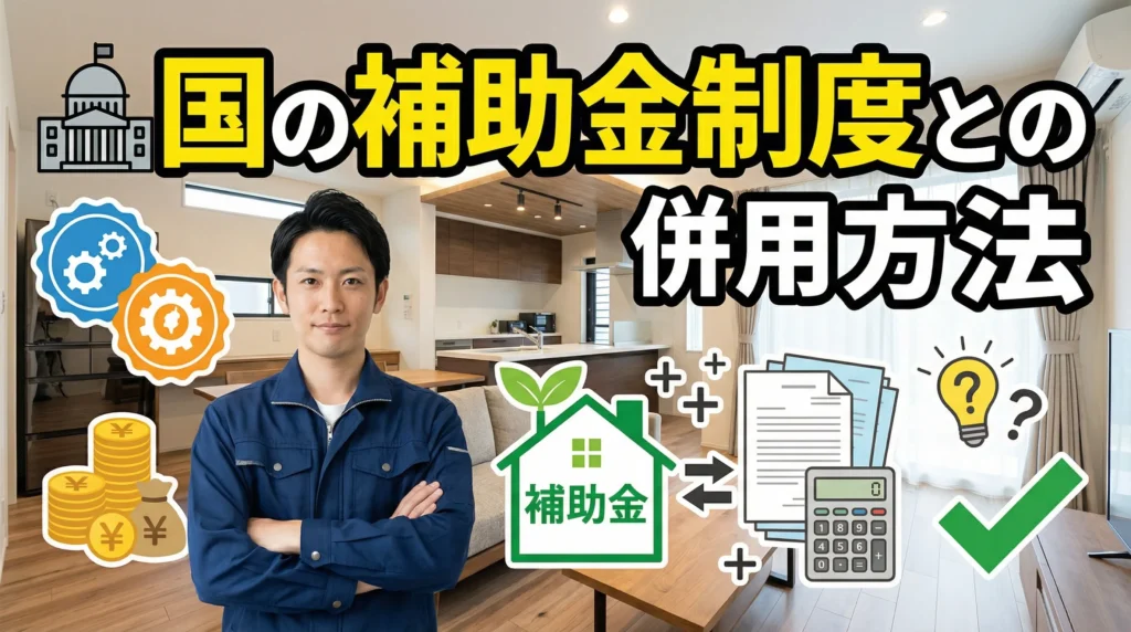 国の補助金制度との併用方法