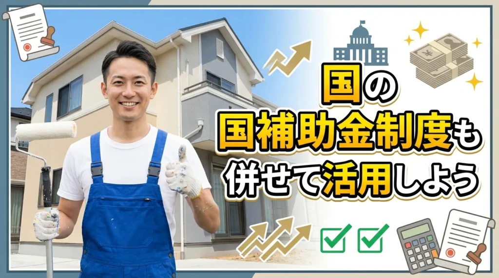 国の補助金制度も併せて活用しよう