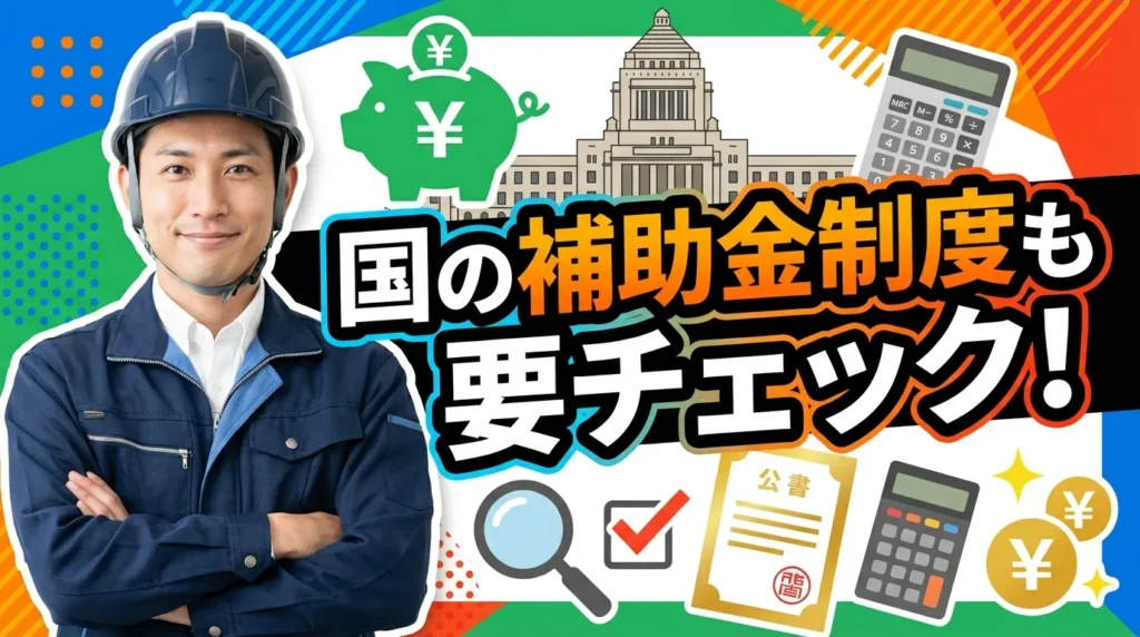 国の補助金制度も要チェック｜住宅省エネ2025キャンペーン