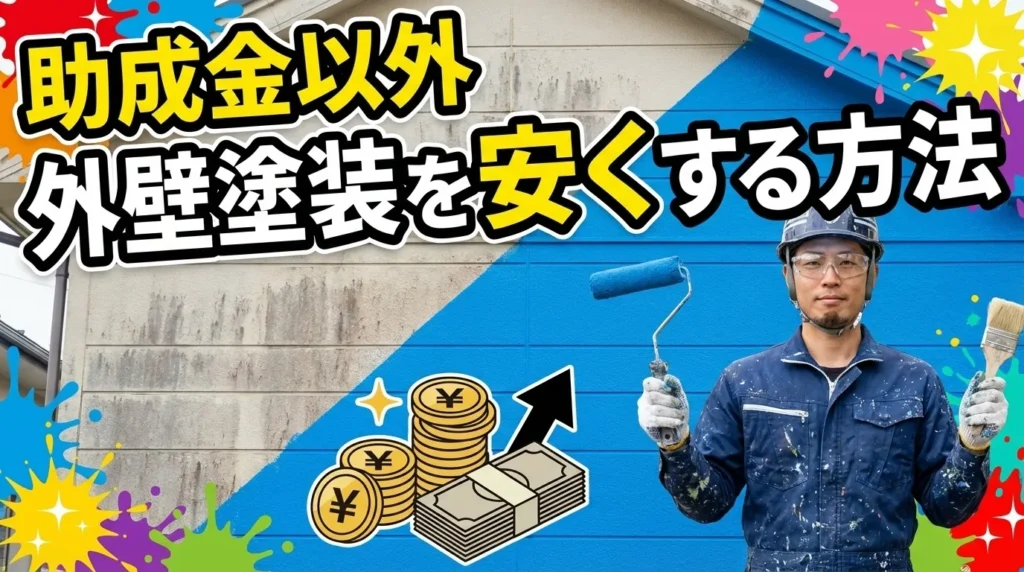 埼玉県で助成金以外で外壁塗装を安くする方法