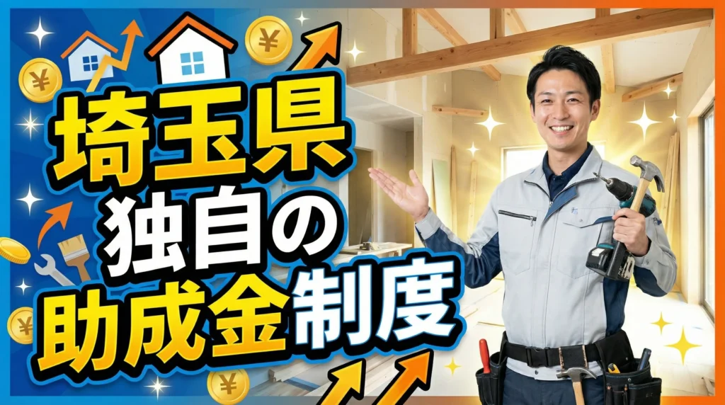 埼玉県独自の助成金制度を活用する