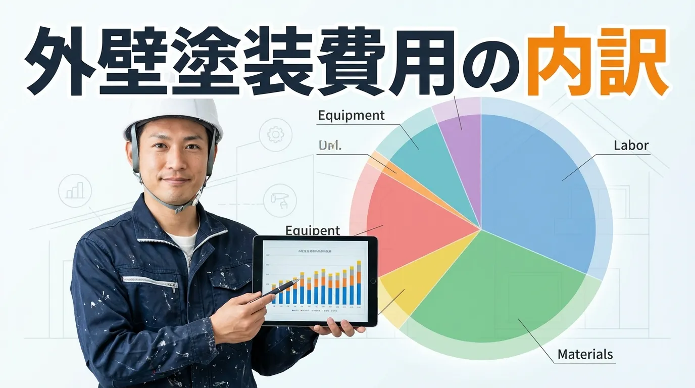 外壁塗装の費用内訳の詳細