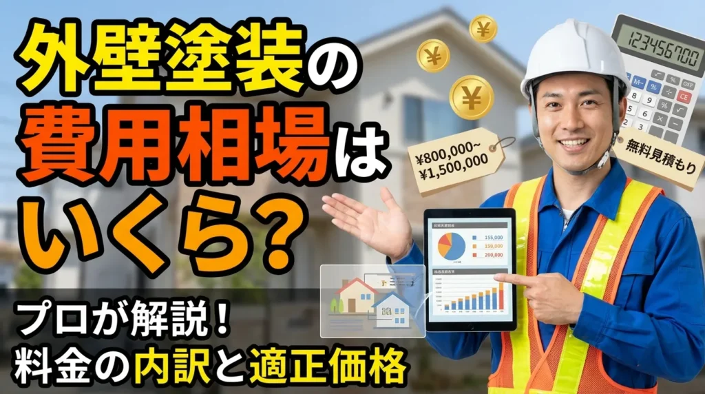 外壁塗装の費用相場はいくら？