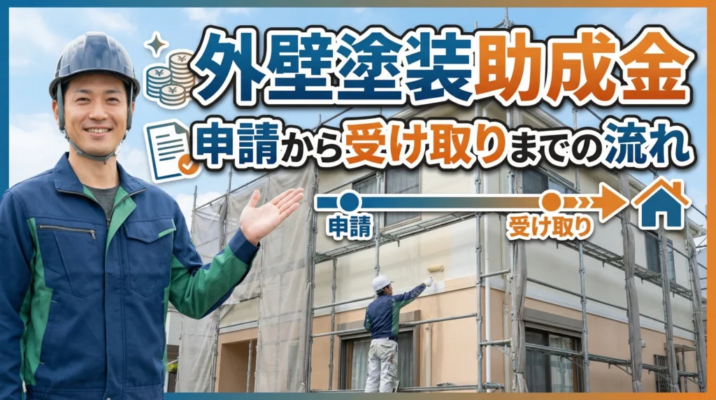 外壁塗装助成金の申請から受け取りまでの完全ガイド