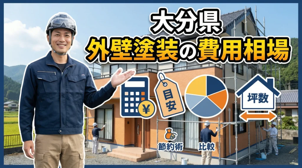 大分県の外壁塗装費用相場を徹底解説