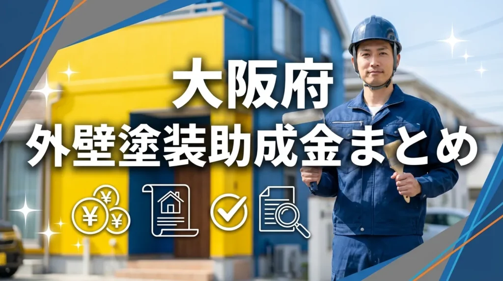 大阪府の外壁塗装助成金まとめ