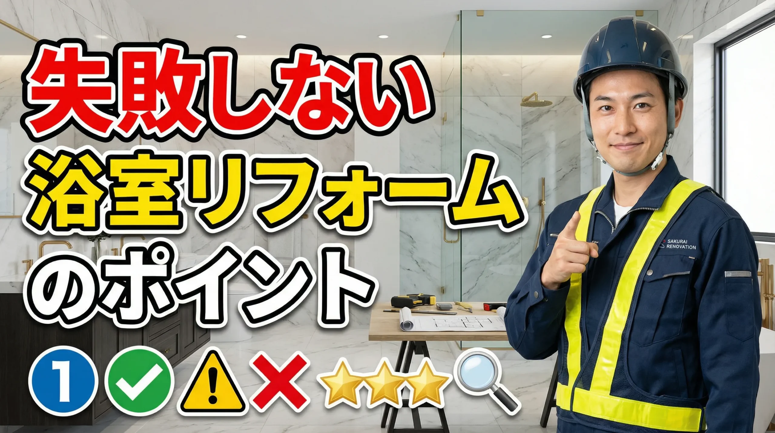 失敗しない浴室リフォームのポイント