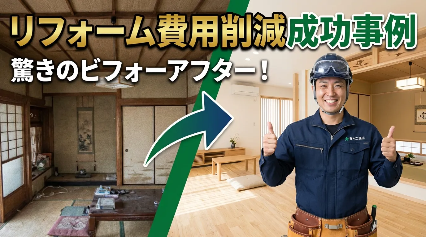 実際にリフォーム費用を削減できた成功事例