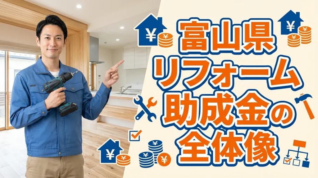 富山県で利用できるリフォーム助成金の全体像