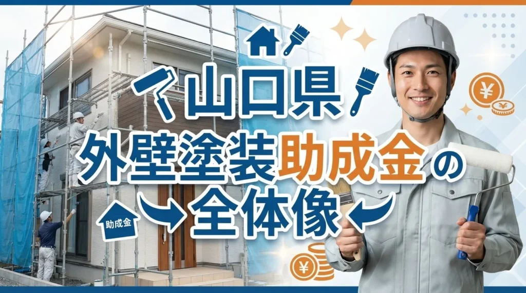 山口県で外壁塗装に助成金が出る市町村の全体像