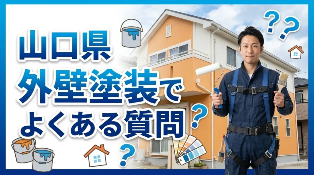 山口県の外壁塗装でよくある質問