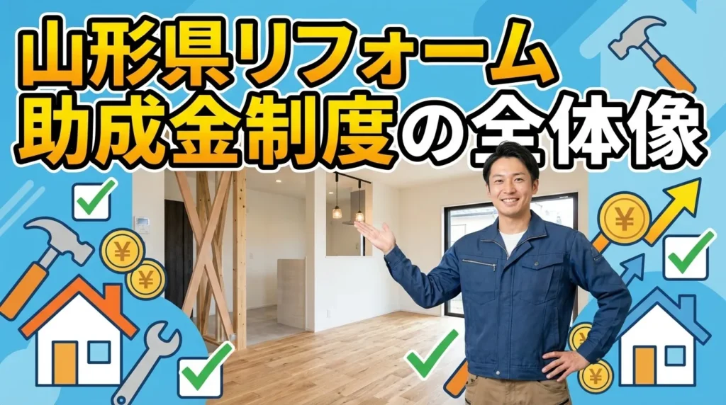 山形県リフォーム助成金制度の全体像 令和7年度の最新情報