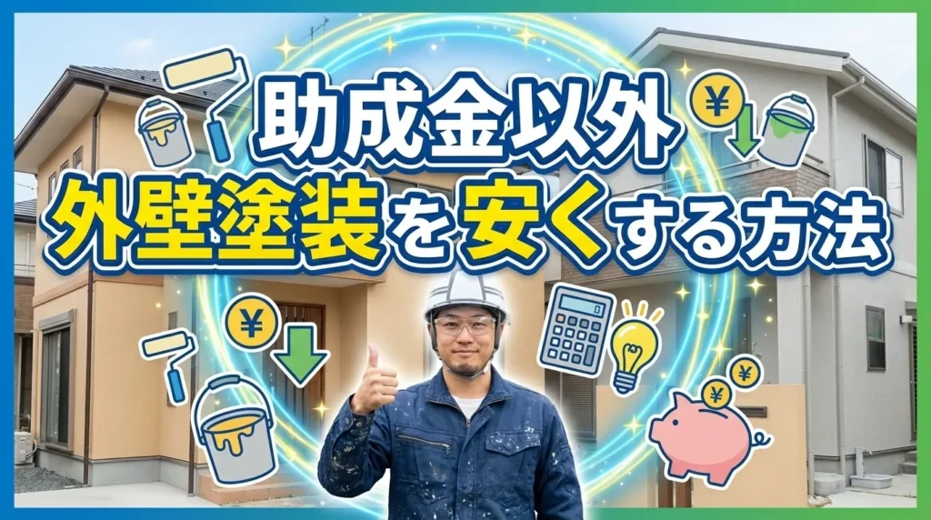 岐阜県で助成金以外で外壁塗装を安くする方法