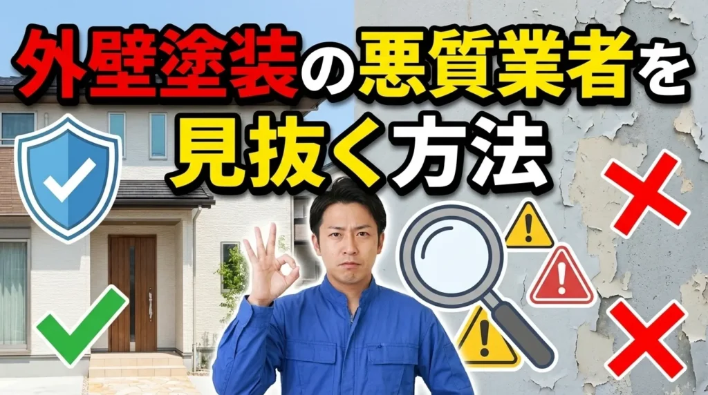 広島県で外壁塗装の悪質業者を見抜く方法