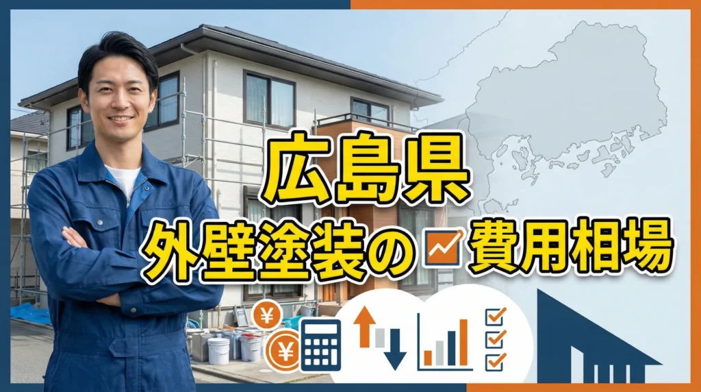 広島県の外壁塗装の費用相場を徹底解説