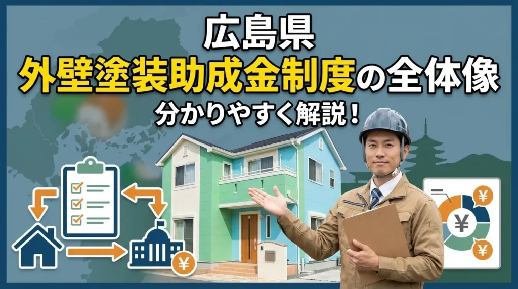 広島県の外壁塗装助成金制度の全体像を理解する