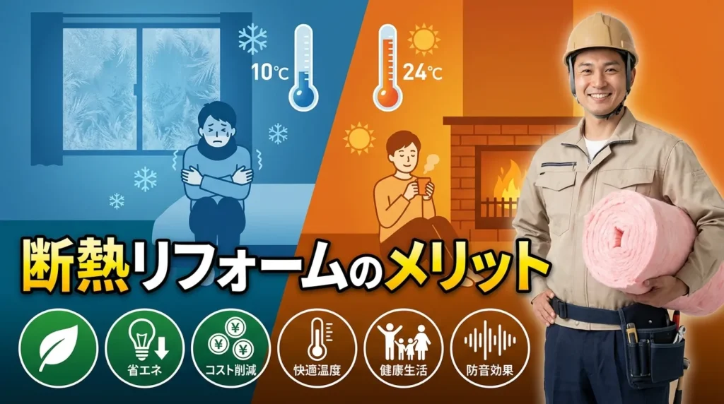断熱リフォームで得られる具体的なメリット