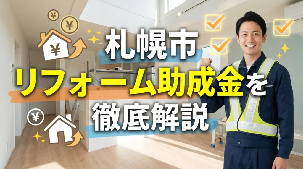 札幌市のリフォーム助成金を徹底解説
