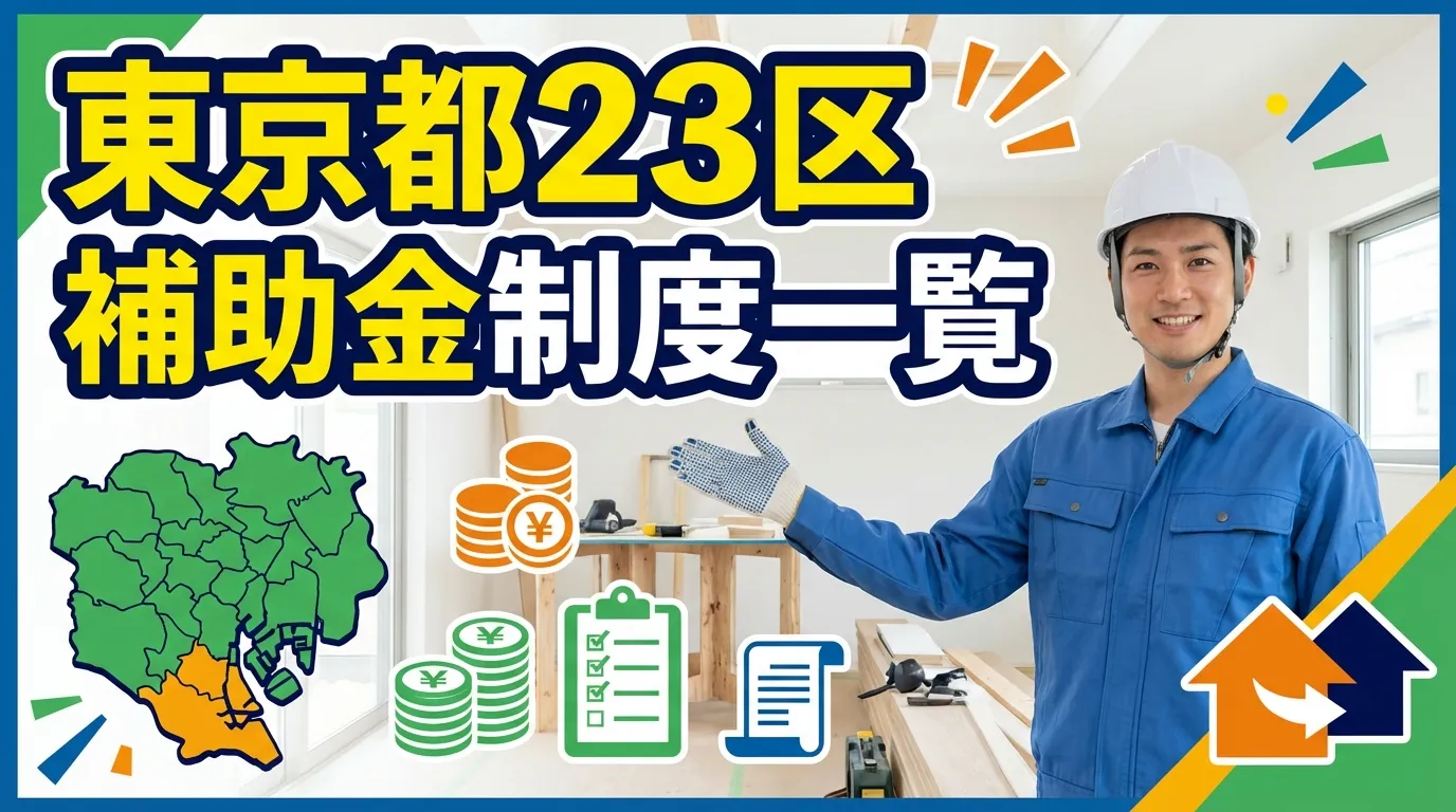 東京都23区の補助金制度一覧