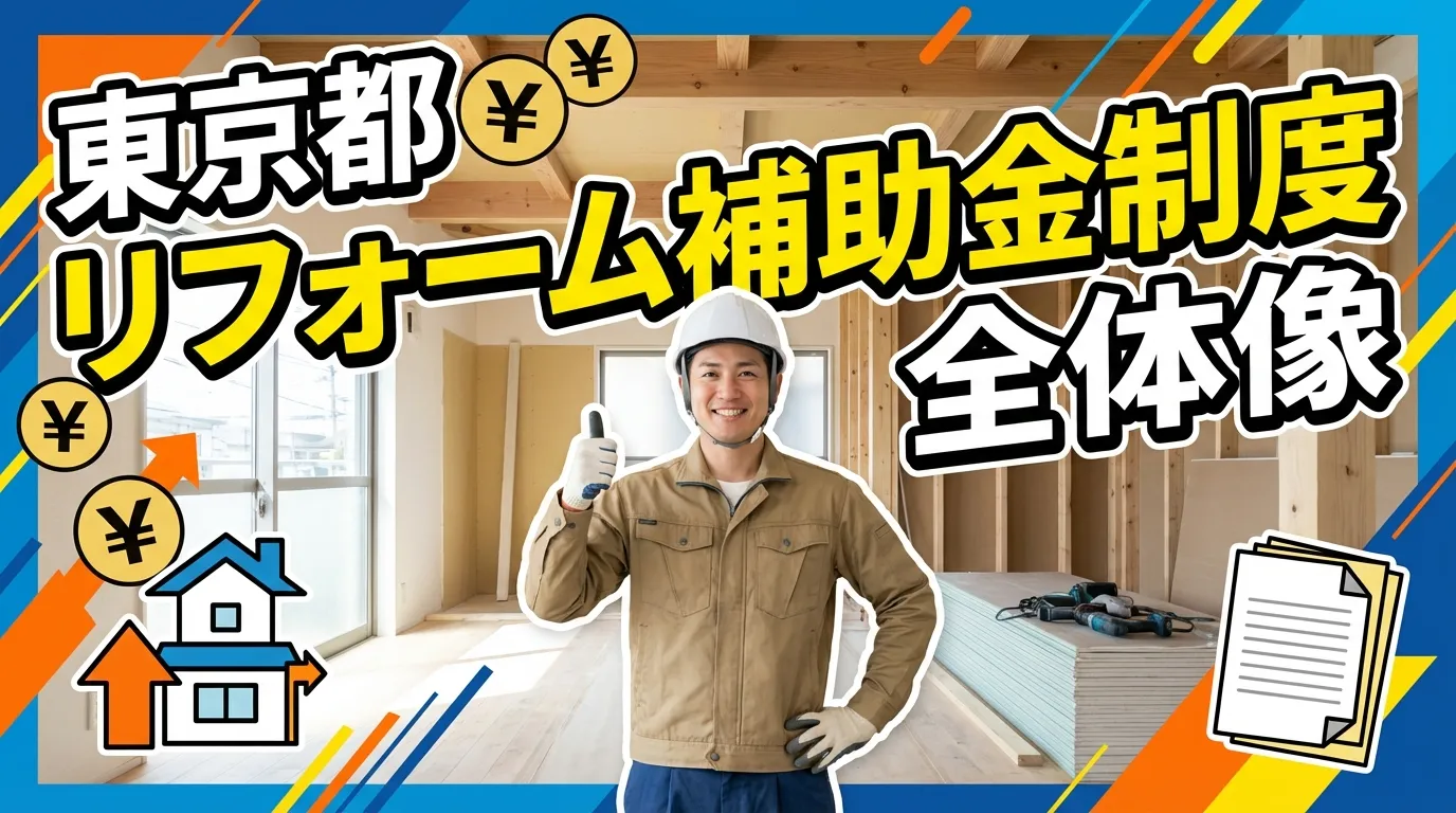 東京都リフォーム補助金制度の全体像