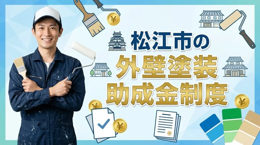松江市の外壁塗装助成金制度
