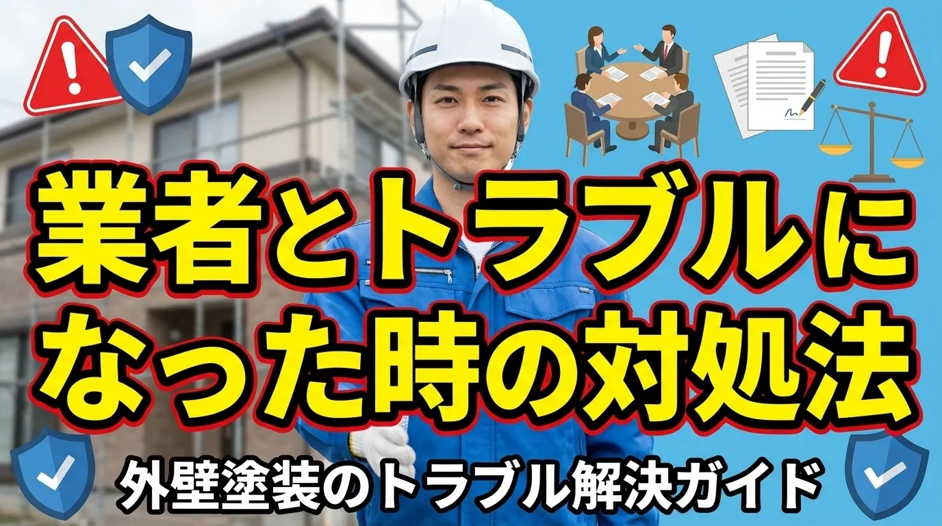 業者とトラブルになった時の対処法
