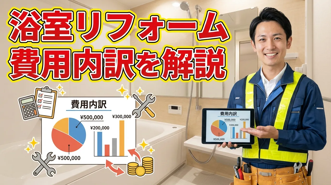 浴室リフォームの費用内訳を詳しく解説