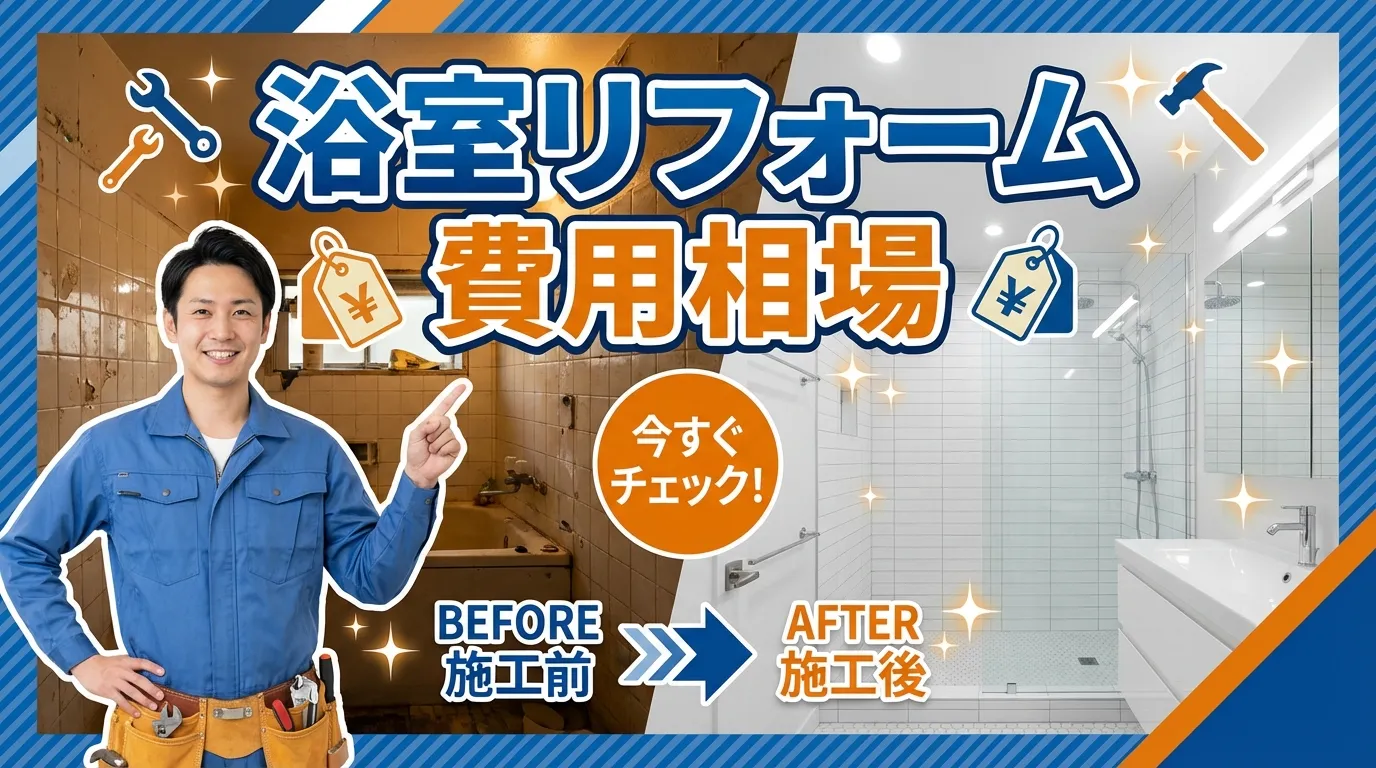 浴室リフォームの費用相場と価格分布