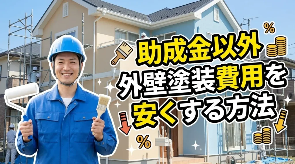神奈川県で助成金以外で外壁塗装の費用を安くする実践的な方法