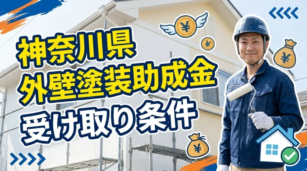 神奈川県で外壁塗装の助成金を受け取るための条件