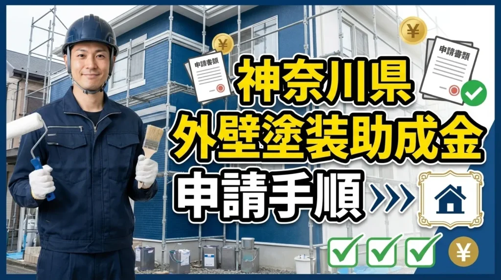 神奈川県で外壁塗装の助成金を申請する具体的な手順