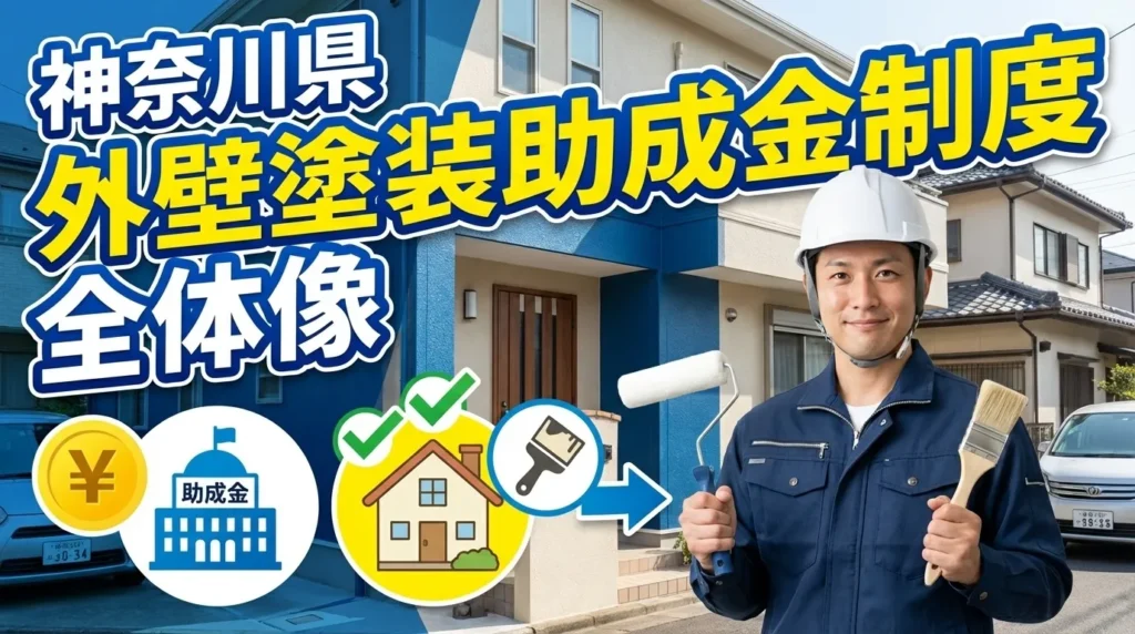 神奈川県の外壁塗装助成金制度の全体像