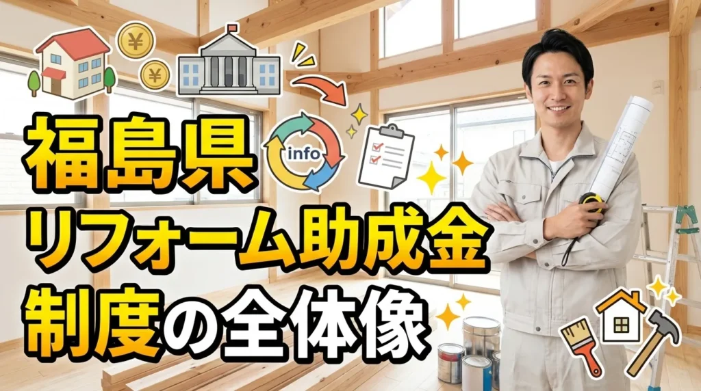 福島県のリフォーム助成金制度の全体像