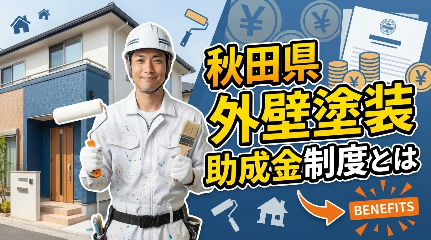 秋田県の外壁塗装助成金制度とは何か