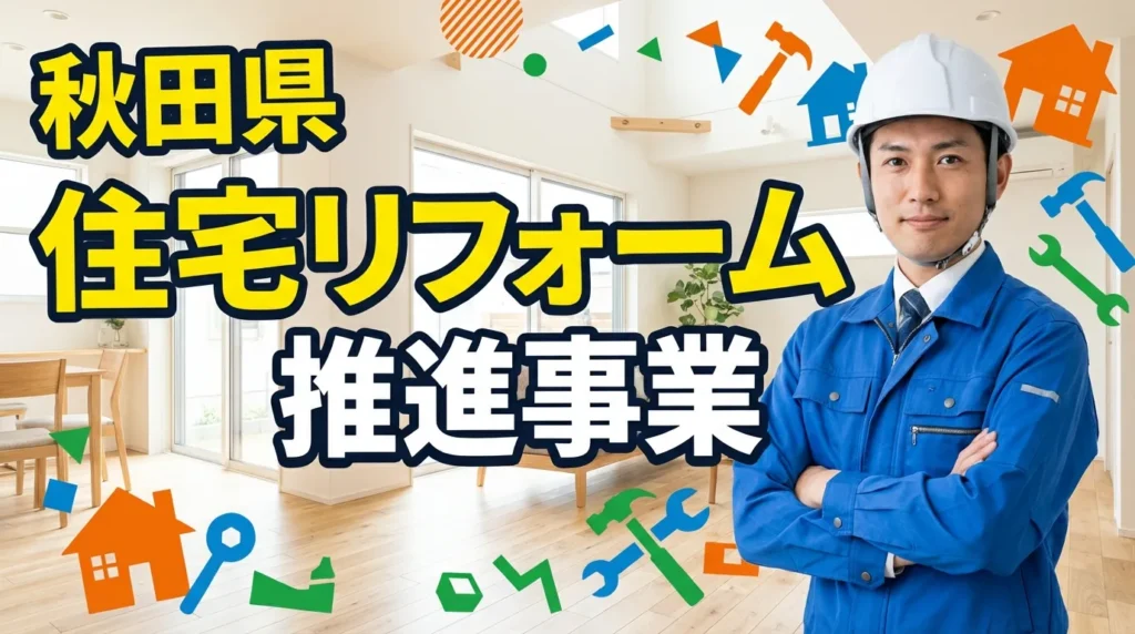 秋田県住宅リフォーム推進事業の詳細解説