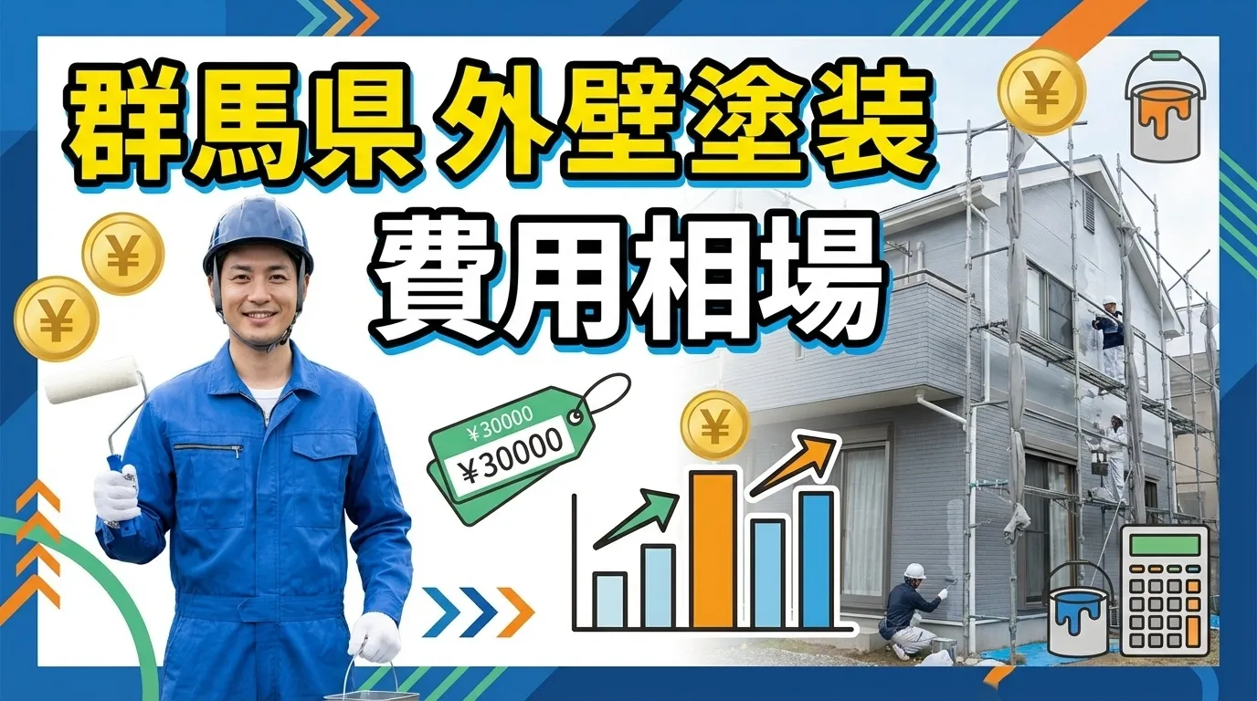 群馬県における外壁塗装の費用相場