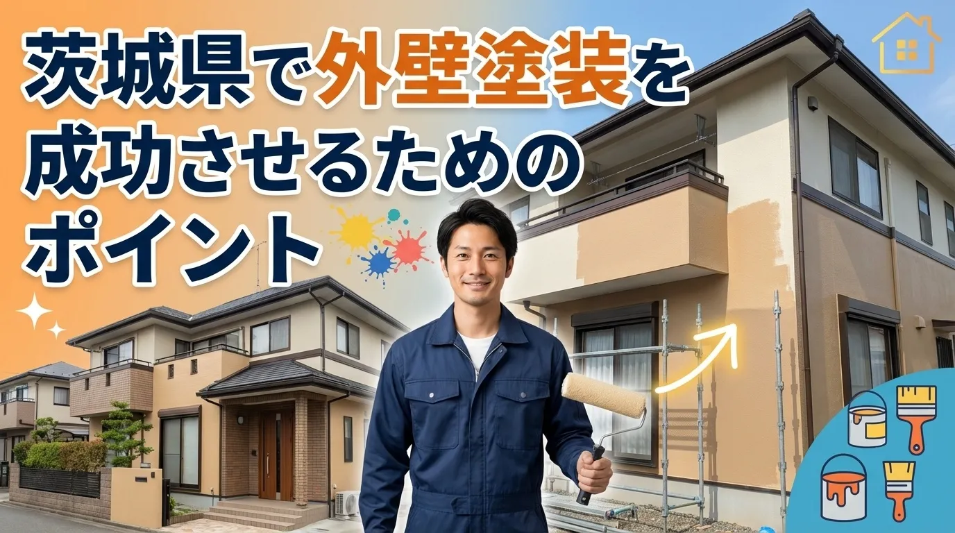茨城県で外壁塗装を成功させるためのポイント