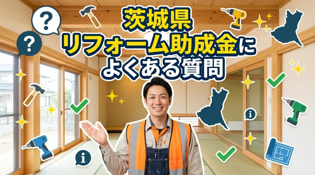 茨城県のリフォーム助成金に関するよくある質問