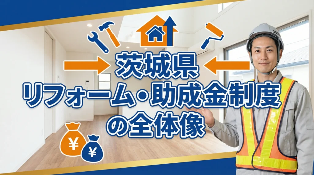 茨城県のリフォーム助成金制度の全体像
