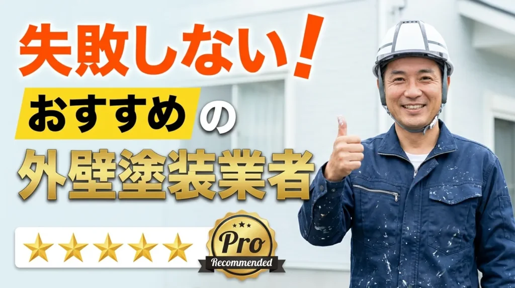 費用相場で失敗しないために！おすすめの外壁塗装業者