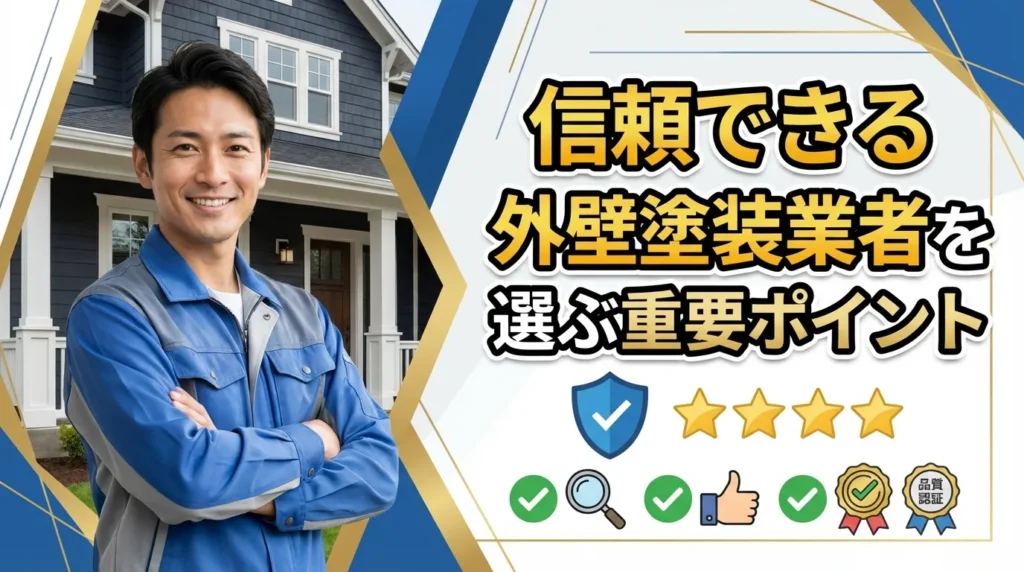 長崎県で信頼できる外壁塗装業者を選ぶための重要ポイント